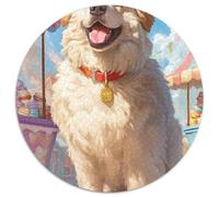St. Bernard 1000 Pieces Jigsaw Puzzles For Adults Family Challenge Toys Stress Relieving Entertainment Cultivate The Spirit of Teamwork for Family Decorations 1000pcs (67.5x67.5cm)