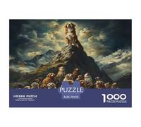 St. Bernard Jigsaw Puzzles Puzzle for Adults Kids. 1000 Pieces Great Gifts Challenge Toy Educational Game Home Decoration for Adults& Kids Age 14 Years Up 70x50cm/1000pcs