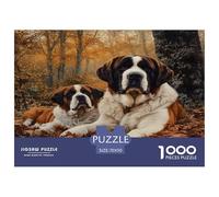 St. Bernard Jigsaw Puzzles Puzzles for Adults Kids. 1000 Piece Impossible Challenge Toy Educational Games Home Decoration for Adults& Kids Age 14 Years Up 70x50cm/1000pcs