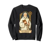 St Bernard of Clairvaux Beekeeper Candlemaker Catholic Saint Sweatshirt