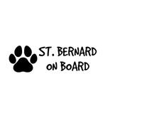 St Bernard On Board CAR VAN DECAL STICKER