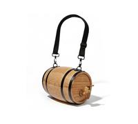 St Bernard Rescue Barrel Collar for Medium & Large Dogs, 500ml Mini Keg with Adjustable Hoops, Saint Bernard Whiskey Barrel Collar for Pet Accessories