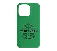 St. Brendan Pray For Us Catholic Saint Patronage Prayer Case for iPhone 13 Pro