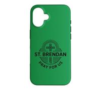 St. Brendan Pray For Us Catholic Saint Patronage Prayer Case for iPhone 16