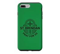St. Brendan Pray For Us Catholic Saint Patronage Prayer Case for iPhone 7 Plus/8 Plus