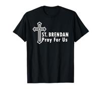 St. Brendan Pray for Us Catholic Saint T-Shirt