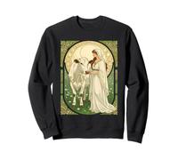 St Brigid and White Cow Sweatshirt
