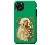 St Brigid Art Nouveau Halo and Snowdrops Case for iPhone 11 Pro Max