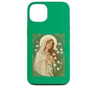 St Brigid Art Nouveau Halo and Snowdrops Case for iPhone 13