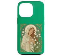 St Brigid Art Nouveau Halo and Snowdrops Case for iPhone 13 Pro