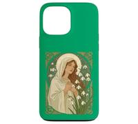 St Brigid Art Nouveau Halo and Snowdrops Case for iPhone 13 Pro Max