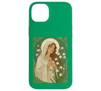 St Brigid Art Nouveau Halo and Snowdrops Case for iPhone 14 Plus