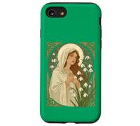 St Brigid Art Nouveau Halo and Snowdrops Case for iPhone SE (2020) / 7/8