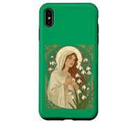 St Brigid Art Nouveau Halo and Snowdrops Case for iPhone XS Max