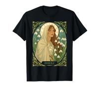 St Brigid Art Nouveau Illustration T-Shirt