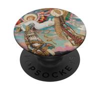 St Brigid of Kildare Angels Ireland Irish Catholic Saint PopSockets Adhesive PopGrip