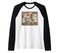 St Brigid of Kildare Angels Ireland Irish Catholic Saint Raglan Baseball Tee