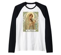 St Brigid The Patron Saint of Dairymaids Raglan Baseball Tee