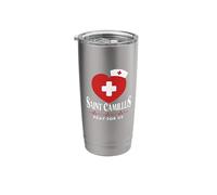 St Camillus de Lellis Catholic Patron Saint Nurses Nursing Stainless Steel Insulated Tumbler