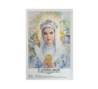 St. Catherine Labouré,religious_beliefs Poster for Room Aesthetics Canvas Wall Art Poster And Print Unframe 16x24inch