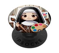 St Catherine of Bologna Patron Saint of Artists Catholic Art PopSockets Swappable PopGrip