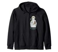 St Catherine of Siena Catholic Patron Saint Zip Hoodie