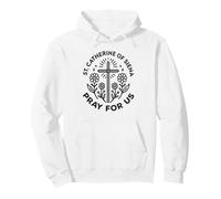 St. Catherine of Siena Devotional Faith Prayer Pullover Hoodie
