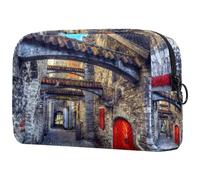 St. Catherine's Passage Cosmetic Bag for Women, Travel Toiletries Bags Large Makeup Handy Pouch Organiser Bag with Zipper