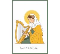 St. Cecelia | Catholic Prayer Journal for Women, Teens & Girls: 6 x 9 Softcover Notebook | 120 Lined Pages for Reflection, Petitions, & Spiritual ... OCIA, First Holy Communion, Confirmation Gift