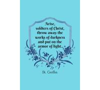 St Cecilia Journal Notebook, 6 x 9 inches, 120 white lined pages