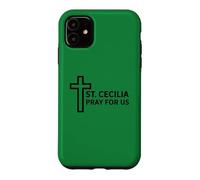 St. Cecilia Prayer Catholic Music Ministry Design Case for iPhone 11