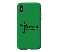 St. Cecilia Prayer Catholic Music Ministry Design Case for iPhone X/XS