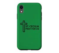 St. Cecilia Prayer Catholic Music Ministry Design Case for iPhone XR