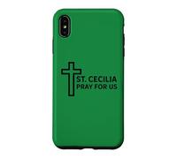 St. Cecilia Prayer Catholic Music Ministry Design Case for iPhone XS Max