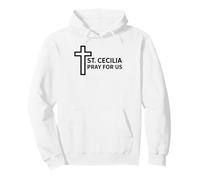 St. Cecilia Prayer Catholic Music Ministry Design Pullover Hoodie
