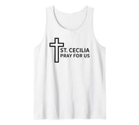 St. Cecilia Prayer Catholic Music Ministry Design Tank Top