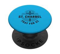 St. Charbel Pray For Us Catholic Maronite Saint PopSockets Adhesive PopGrip