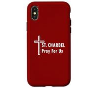 St. Charbel Pray For Us Catholic Saint Healing Miracles Case for iPhone X/XS