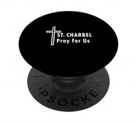 St. Charbel Pray For Us Catholic Saint Healing Miracles PopSockets Adhesive PopGrip