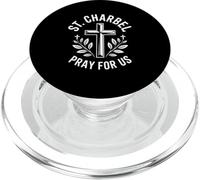St. Charbel Pray For Us Cross Maronite Catholic Faith PopSockets PopGrip for MagSafe