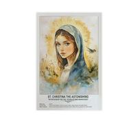 St. Christina The Astonishing,religious_beliefs Poster Print for Teen Boys Room Canvas Wall Art Canvas Painting Print Unframe 20x30inch