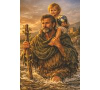 St. Christopher | Prayer and Travel Journal: 6 x 9 | 120 College Lined Pages |