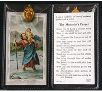 St Christopher ~ Prayer Card and Medal