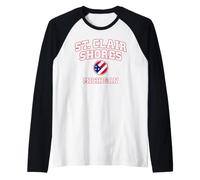 St. Clair Shores Michigan (MI) Raglan Baseball Tee