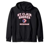 St. Clair Shores Michigan (MI) Zip Hoodie