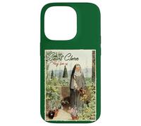 St Clare of Assisi Italian Catholic Saint Women Light Case for iPhone 14 Pro