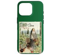 St Clare of Assisi Italian Catholic Saint Women Light Case for iPhone 16 Pro