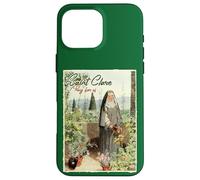 St Clare of Assisi Italian Catholic Saint Women Light Case for iPhone 16 Pro Max
