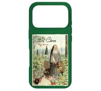 St Clare of Assisi Italian Catholic Saint Women Light Case for iPhone 17 Pro