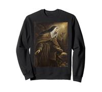 St Clare of Assisi Traditional Vintage Catholic Art Sweatshirt